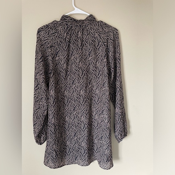 Talula Cadogan dress NWOT SIZE XS bow tie neckline long sleeve flowy - Picture 4 of 6